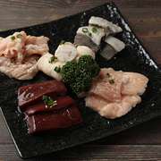 和牛焼肉 和心苑 新橋汐留店のホルモン5点盛り合わせ