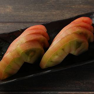 和牛焼肉 和心苑 新橋汐留店の冷やしトマト